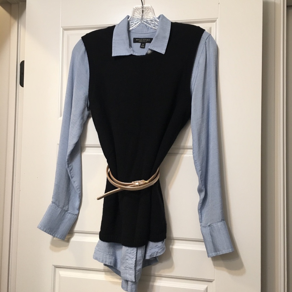 McDuff 100% cashmere sleeveless sweater, S